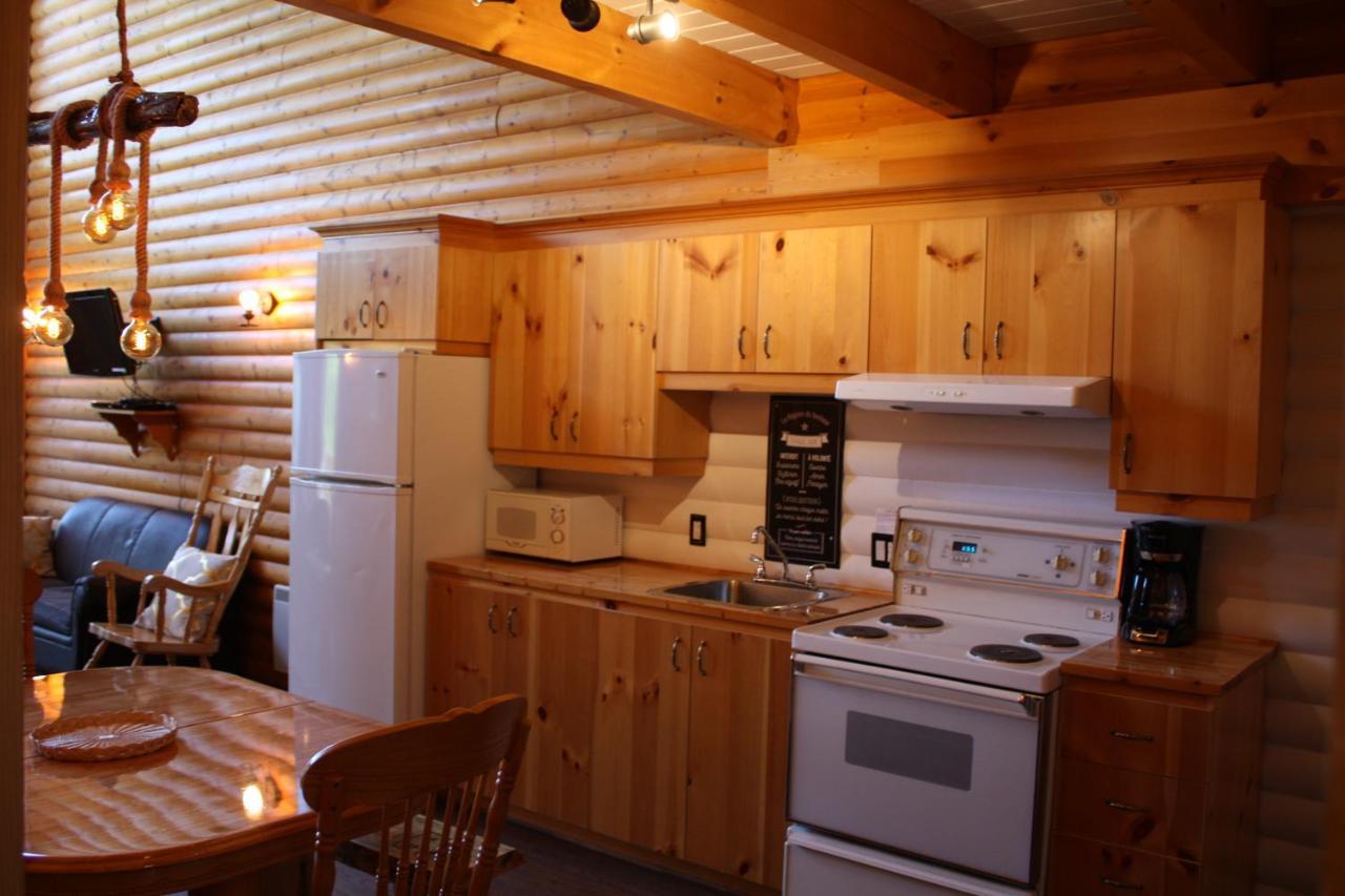 Chalets Et Spa Lac Saint-Jean Шамбор Екстериор снимка